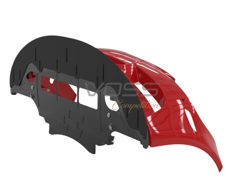 Frontspoiler M3 GT4 Style passend für BMW E9x M3 – Bild 2